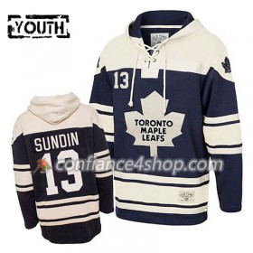Adidas Maillot de Hockey Toronto Maple Leafs Mats Sundin 13 Bleu Sawyer Chandails à capuchon - Enfant